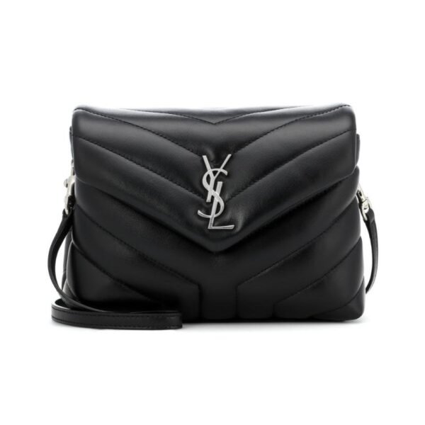 Saint Laurent Monogram Loulou Crossbody Calfskin Y Quilted Monogram Toy Black Leather Shoulder Bag
