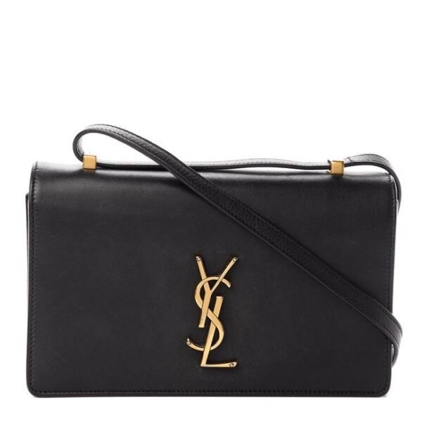 Saint Laurent Monogram Small Dylan Black Calfskin Leather Shoulder Bag